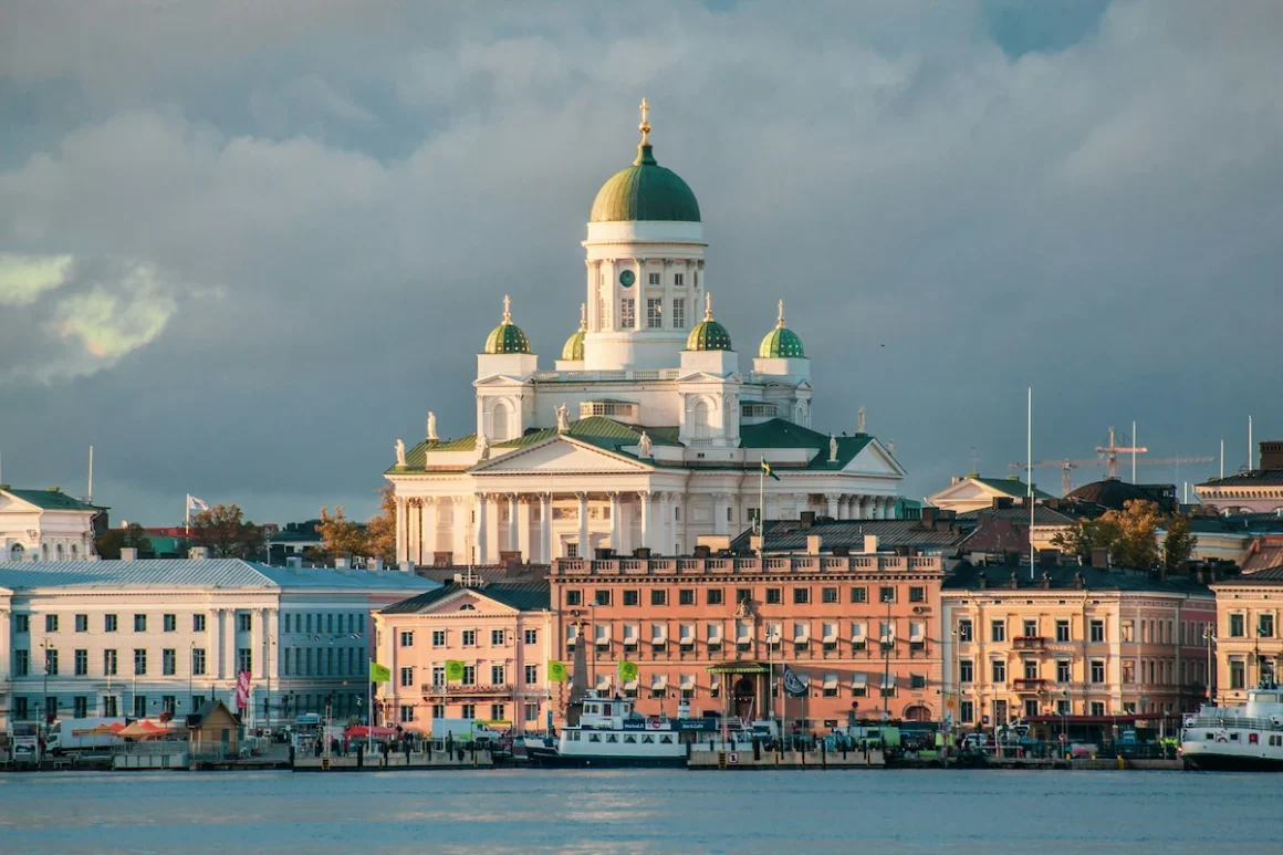 (Der Dom von Helsinki, Finnland)